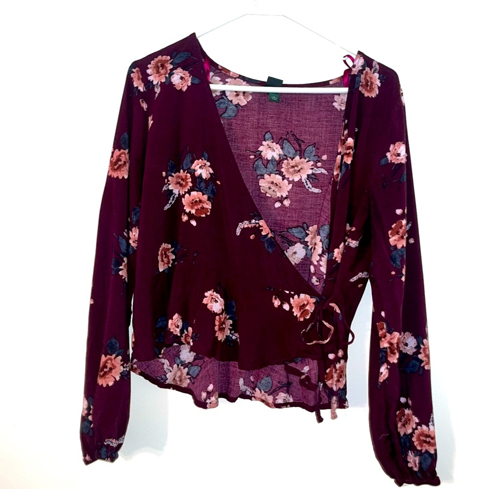Wild Fable - Women’s Large - Front Wrap Crop Top